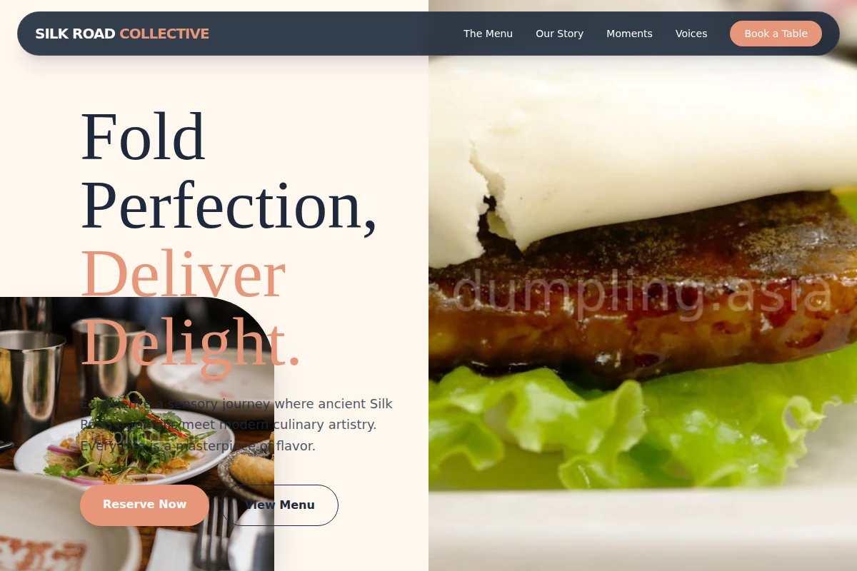 Gastronomy Asian Fusion Food