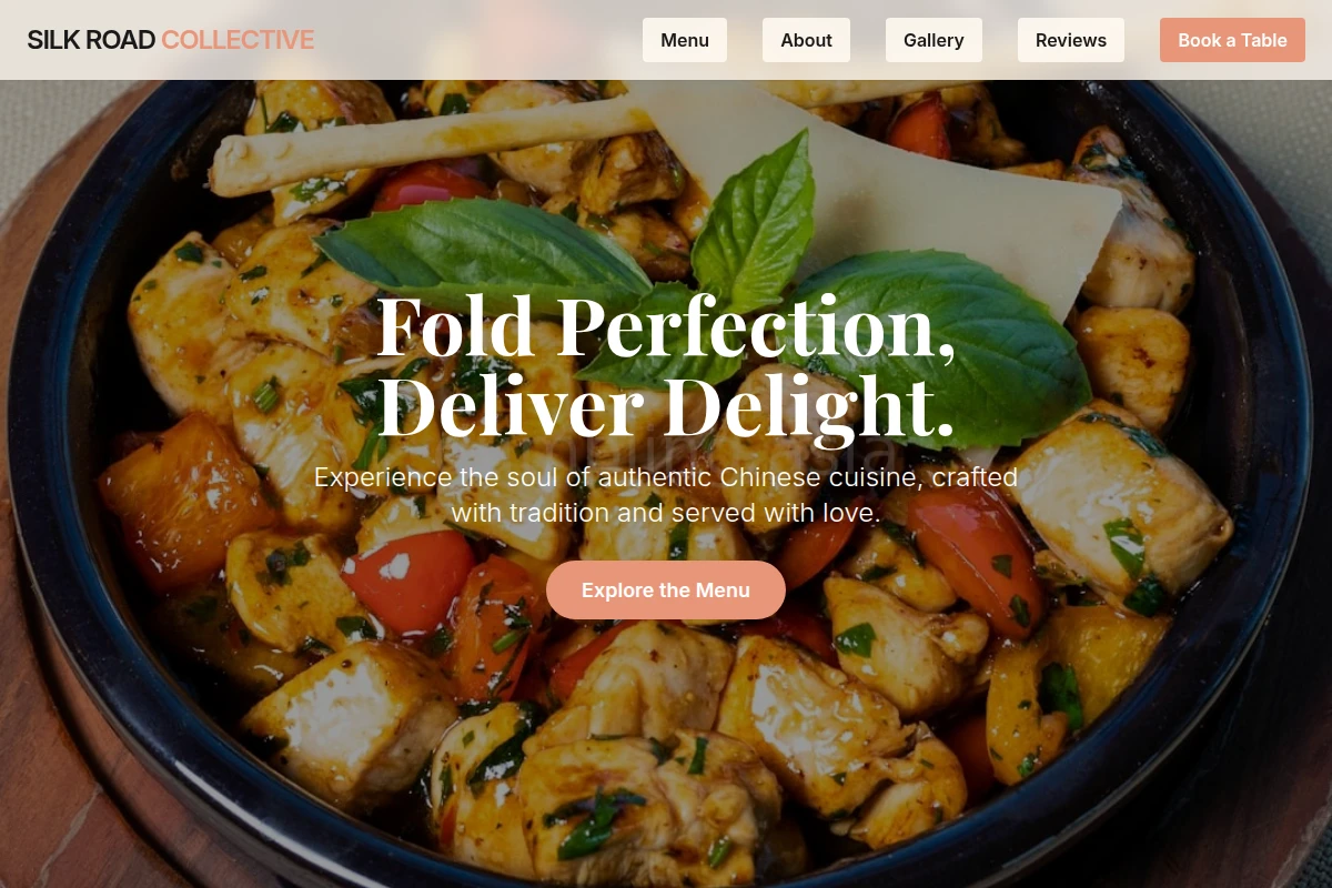 Savory Chinese Food