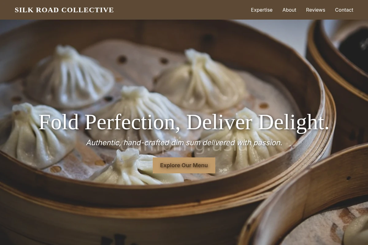 Hand-folded Dim Sum