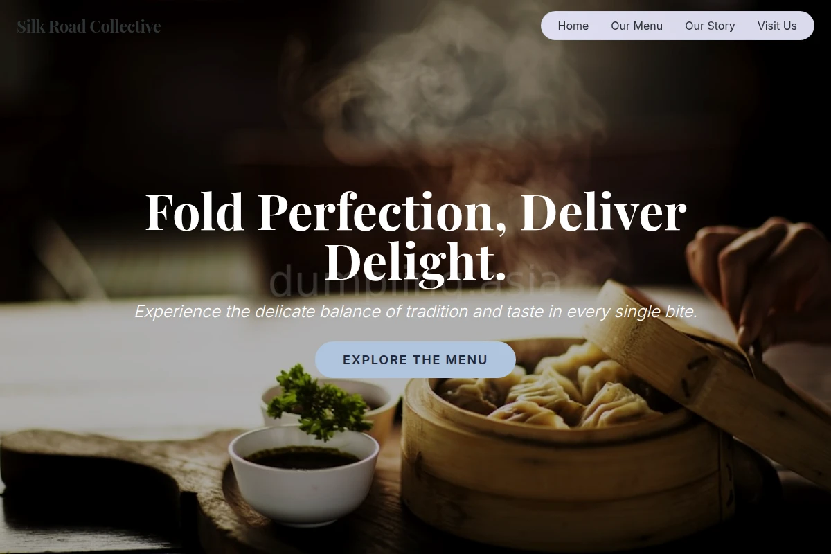 Hand-folded Dim Sum