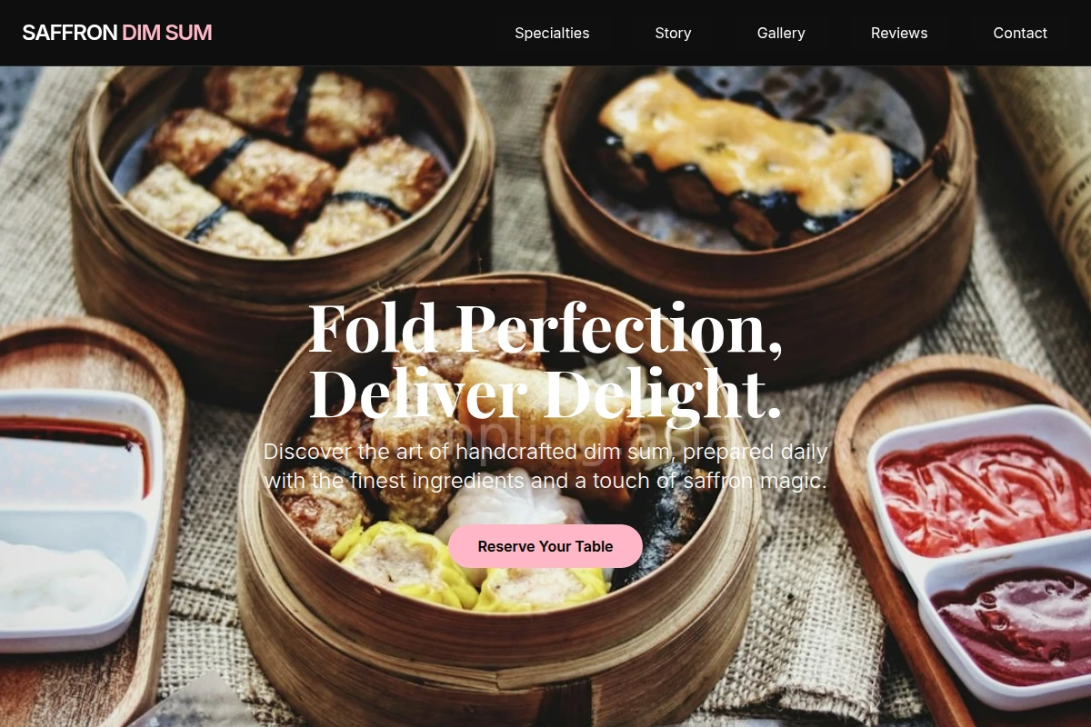 Saffron Dim Sum