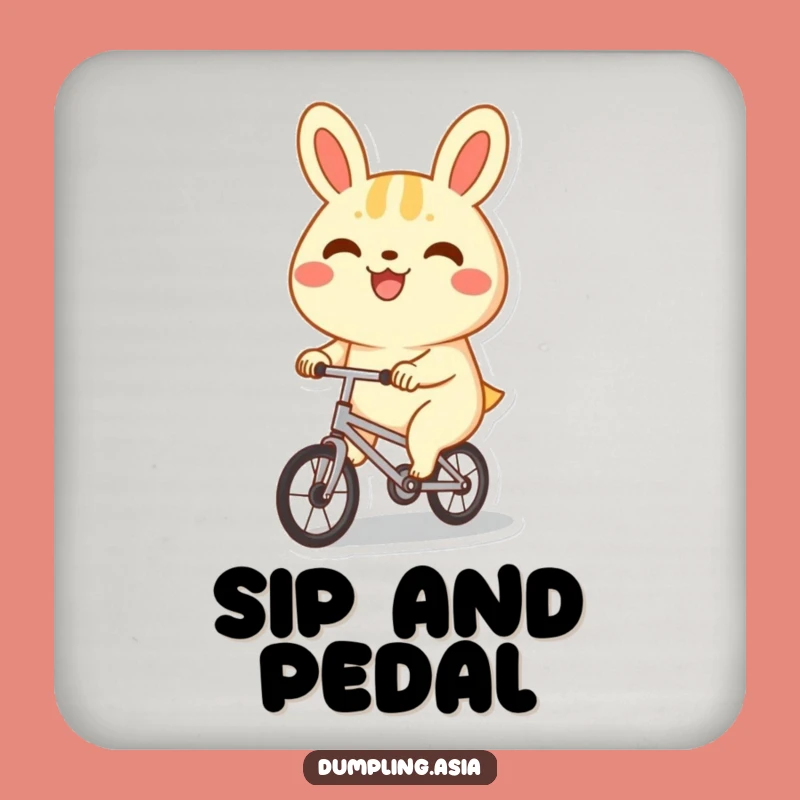 Funny Bao Bun Bicycle Coaster - Protect Surfaces with Cute Charm