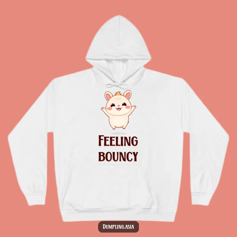 Funny Bao Bun Jump Hoodie: Cozy Up with Happy Bounces
