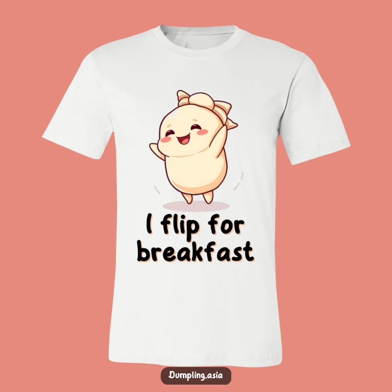 Funny Dumpling Cartwheel T-Shirt: Wear Your Joyful Energy